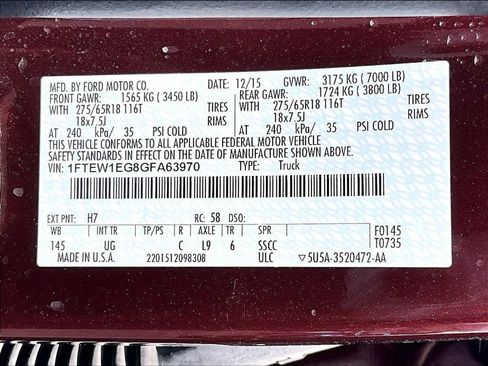 Used 2016 Ford F150 XLT w/ Equipment Group 301A Mid AWD/4WD image 31
