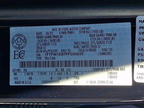 Used 2023 Ford F150 Lariat w/ Equipment Group 502A High AWD/4WD image 28