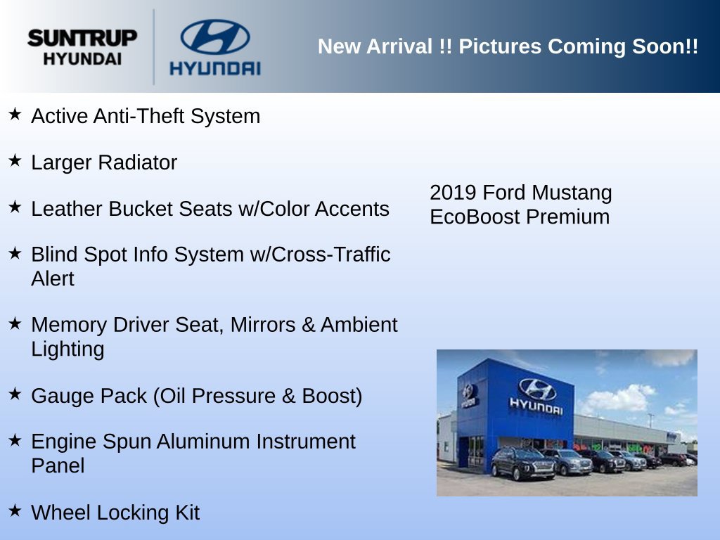 Used 2019 Ford Mustang Premium w/ Ecoboost Performance Package RWD image 4