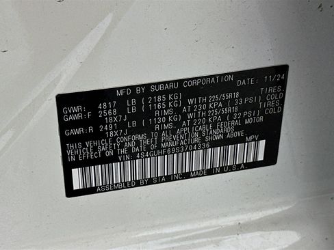 Used 2025 Subaru Crosstrek 2.5i Sport w/ Crosstrek Mirror Package AWD/4WD image 12