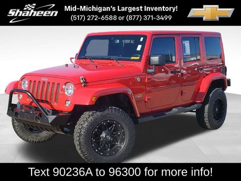 Used 2015 Jeep Wrangler Unlimited Sahara w/ Connectivity Group image 1