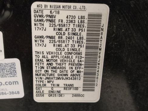 Used 2018 Nissan Rogue SV AWD/4WD image 33