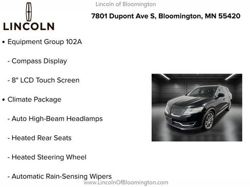Used 2016 Lincoln MKX Reserve w/ Climate Package image 5