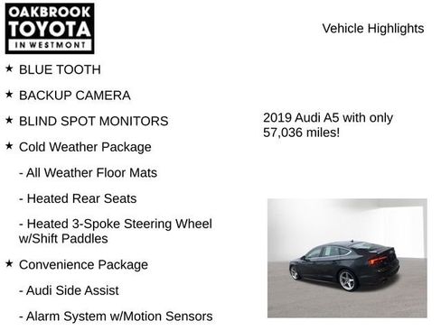 Used 2019 Audi A5 2.0T Premium Plus w/ Premium Plus image 8