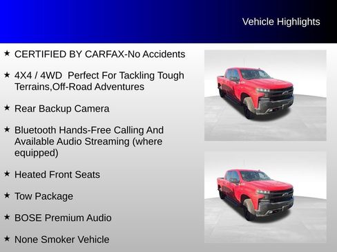 Used 2019 Chevrolet Silverado 1500 LT Trail Boss image 4