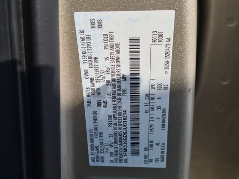 Used 2018 Ford Escape SE AWD/4WD image 39