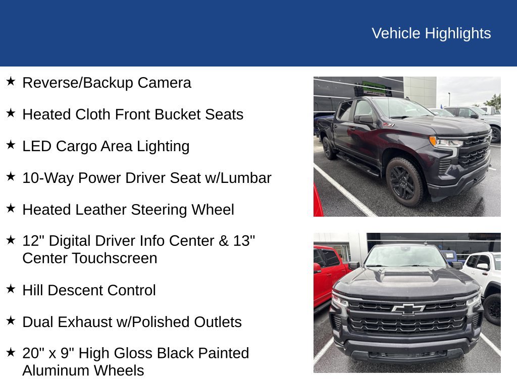 Used 2022 Chevrolet Silverado 1500 RST w/ Z71 Off-Road Package AWD/4WD image 14
