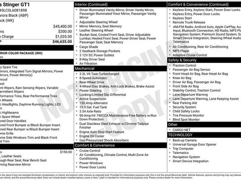 Used 2020 Kia Stinger GT1 image 6