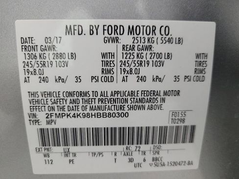 Used 2017 Ford Edge Titanium w/ Equipment Group 301A AWD/4WD image 33