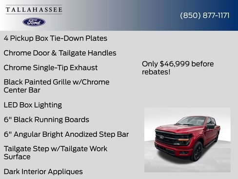 New 2025 Ford F150 XLT w/ Equipment Group 301A Standard image 56