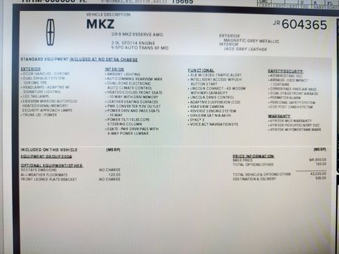 Used 2018 Lincoln MKZ Reserve image 20