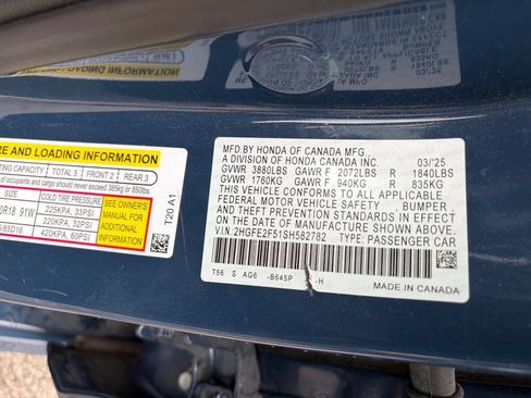 Certified 2025 Honda Civic Sport image 25