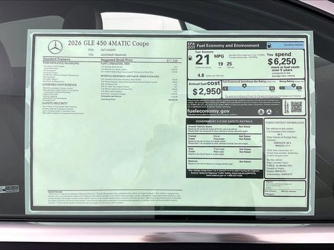 New 2026 Mercedes-Benz GLE 450 4MATIC Coupe image 13