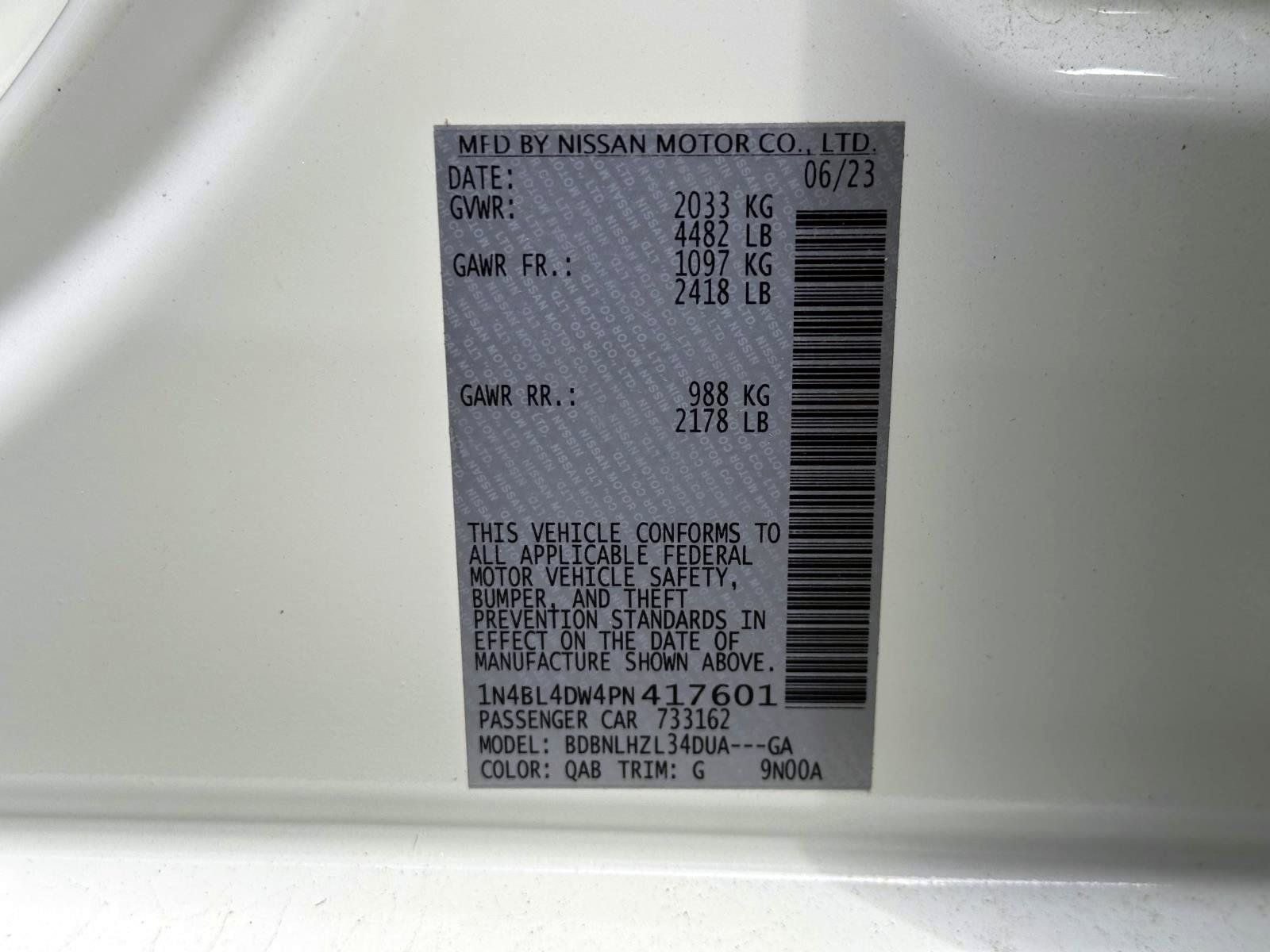 Certified 2023 Nissan Altima 2.5 SV AWD/4WD image 33