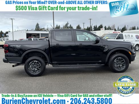 Used 2025 Ford Ranger XLT w/ Trailer Tow Package AWD/4WD image 6