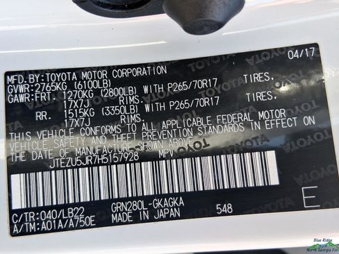 Used 2017 Toyota 4Runner SR5 Premium RWD image 24