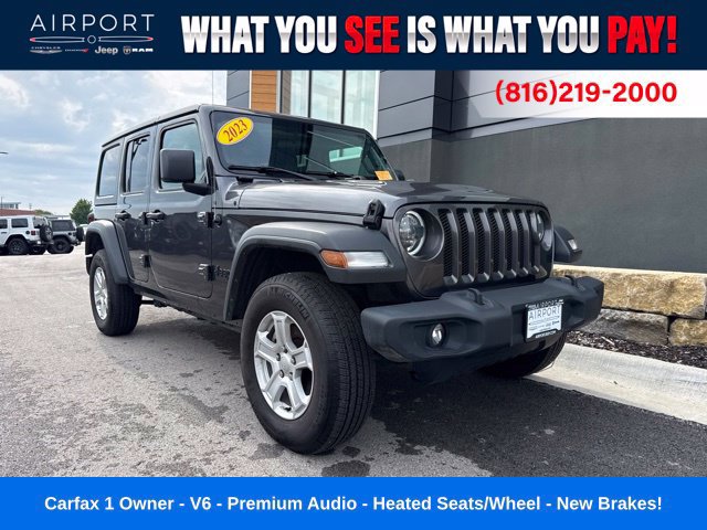 Used 2023 Jeep Wrangler Unlimited Sport AWD/4WD image 1