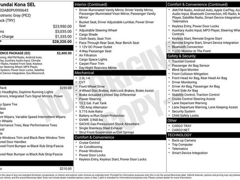 Used 2023 Hyundai Kona SEL w/ Convenience Package image 2