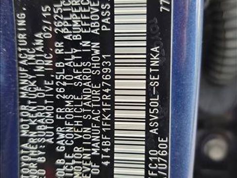 Used 2015 Toyota Camry LE FWD image 22