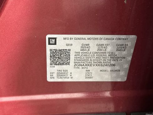 Used 2019 Chevrolet Equinox LT FWD image 35