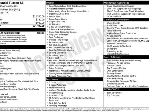 Used 2017 Hyundai Tucson SE w/ SE Popular Package 02 FWD image 2