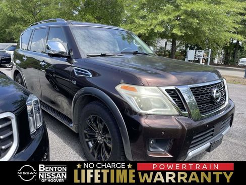 Used 2017 Nissan Armada Platinum w/ Captain Seat Package RWD image 1