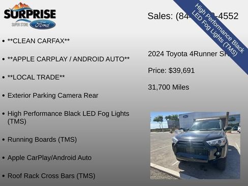 Used 2024 Toyota 4Runner SR5 AWD/4WD image 7