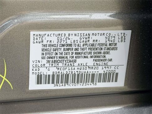 New 2026 Nissan Sentra SV w/ Floor Mat Package image 24