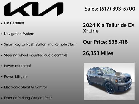 Used 2024 Kia Telluride EX X-Line AWD/4WD image 7