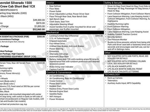 Used 2023 Chevrolet Silverado 1500 Custom w/ LPO, Dark Essentials Package image 28