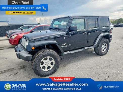 Used 2016 Jeep Wrangler Unlimited Sahara w/ Connectivity Group AWD/4WD image 1