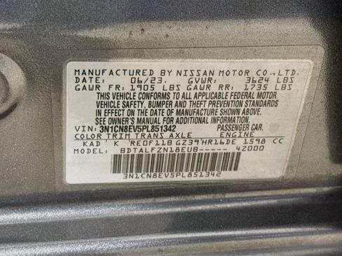 Used 2023 Nissan Versa SV FWD image 36