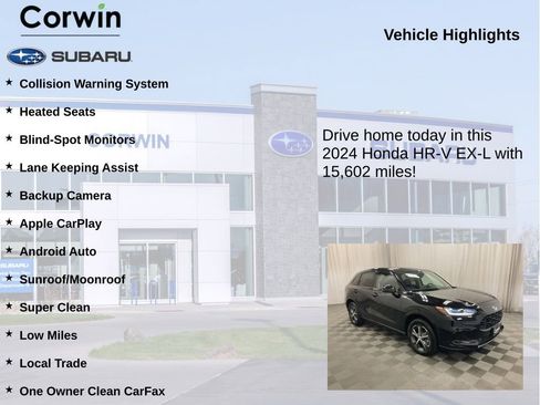 Used 2024 Honda HR-V EX-L image 6