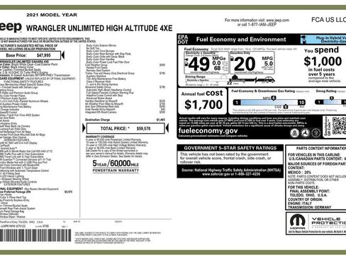 Used 2021 Jeep Wrangler Unlimited Sahara image 3