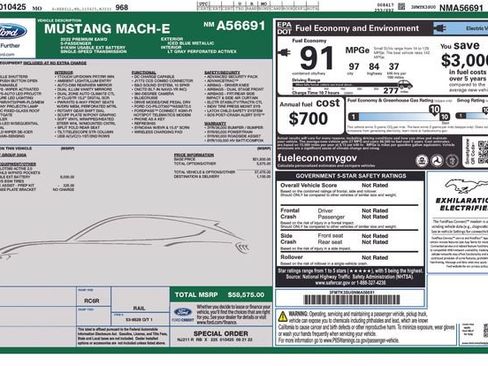 Used 2022 Ford Mustang Mach-E Premium AWD/4WD image 40