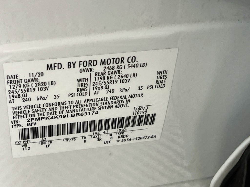 Used 2020 Ford Edge Titanium w/ Class II Trailer Tow Package AWD/4WD image 28