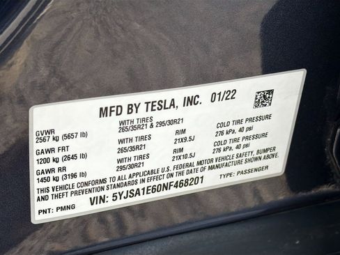 Used 2022 Tesla Model S Plaid image 43