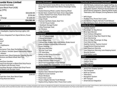 New 2026 Hyundai Kona Limited image 35