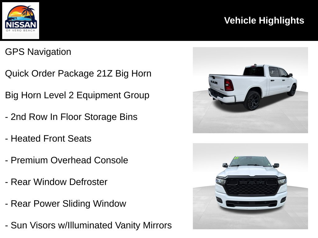 Used 2025 RAM 1500 Big Horn AWD/4WD image 19