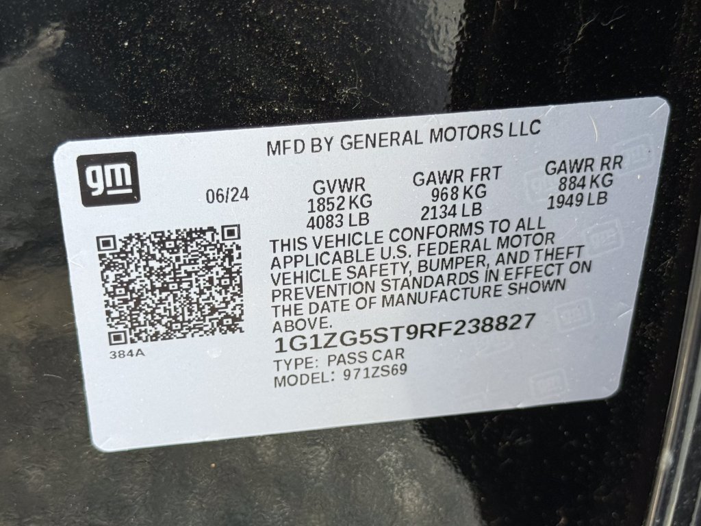 Certified 2024 Chevrolet Malibu RS w/ LPO, Floor Liner Package FWD image 11