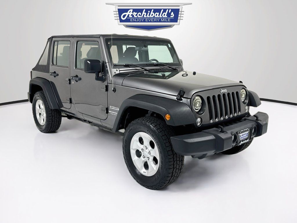 Used 2017 Jeep Wrangler Unlimited Sport w/ Connectivity Group AWD/4WD 360° Tour