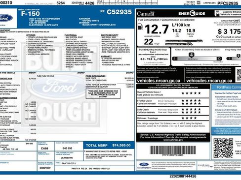 Used 2023 Ford F150 XLT w/ Equipment Group 302A High AWD/4WD image 4
