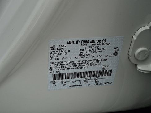 Used 2025 Ford Explorer ST-Line AWD/4WD image 27