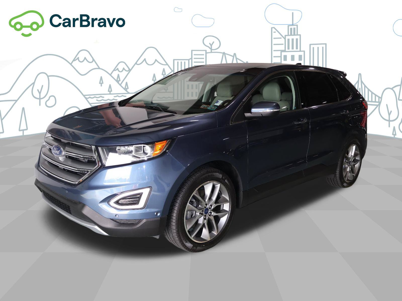 Used 2018 Ford Edge Titanium w/ Equipment Group 302A AWD/4WD image 1