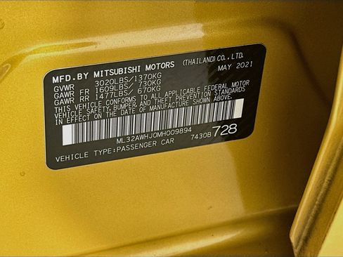 Used 2021 Mitsubishi Mirage SE FWD image 12