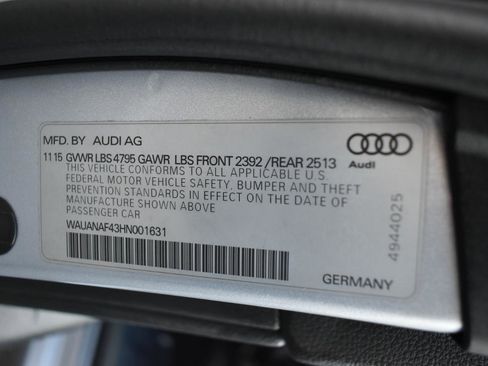 Used 2017 Audi A4 2.0T Premium w/ Audi MMI Navigation Plus image 46