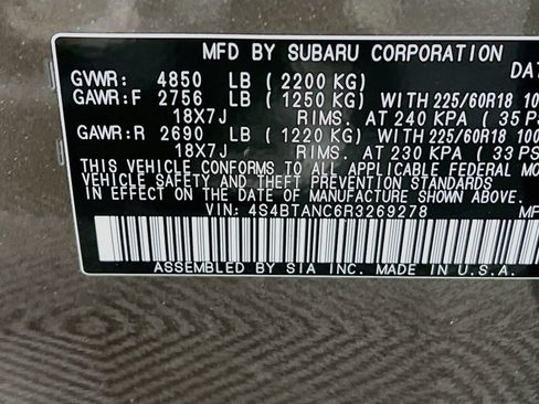 Used 2024 Subaru Outback Limited w/ Popular Package #2 AWD/4WD image 33
