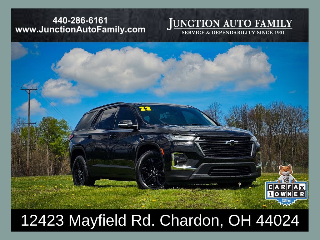 Used 2022 Chevrolet Traverse LT w/ Midnight/Sport Edition AWD/4WD 360° Tour