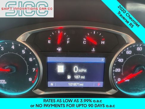 Used 2020 Chevrolet Traverse RS w/ LPO, 'HIT The Road' Package AWD/4WD image 11