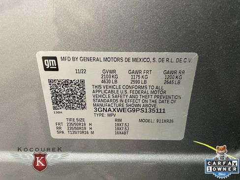 Used 2023 Chevrolet Equinox RS AWD/4WD image 28